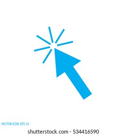 Cursor icon. click here