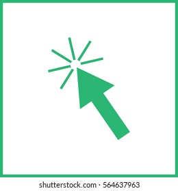 Cursor icon. click here