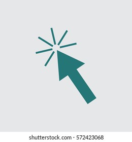 Cursor icon. click here