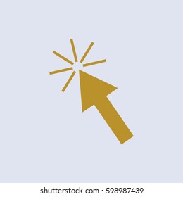 Cursor icon. click here