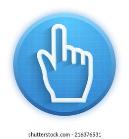 Cursor icon click mouse hand. Vector Illustration for Web and Mobile Application. Premium design.