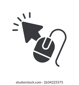 ícone de cursor coleção .design estilo com fundo