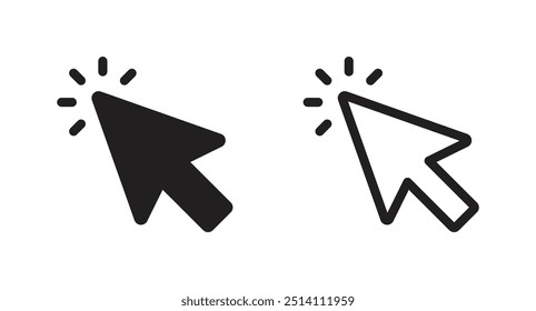 cursor icon. Cursors icon click vector