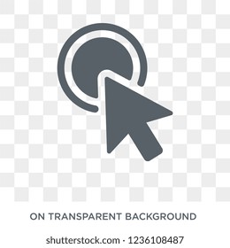 Cursor icon. Cursor design concept from  collection. Simple element vector illustration on transparent background.