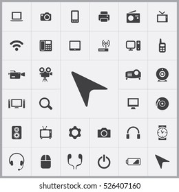 cursor icon. device icons universal set for web and mobile
