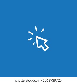 Cursor Icon for Digital Navigation, User Interface, and Technology
