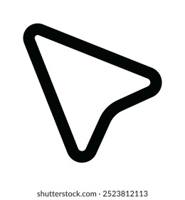 Cursor icon. cursor, disable cursor, navigate, navigation, interface, gps, arrows, mouse, click. Vector icon illustration