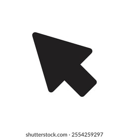 Cursor icon Flat line illustration