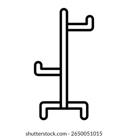 cursor icon flat thin outline art logo