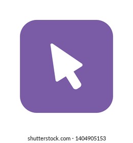 Cursor Icon in Geometric Shape