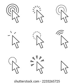 Cursor icon for graphic design projects.