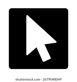 Cursor icon for graphic design projects. Vector