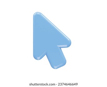 Cursor icon illustration 3d render element