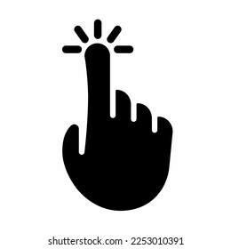 Cursor icon illustration template. Stock vector.