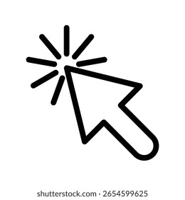 Cursor icon illustration vector design template