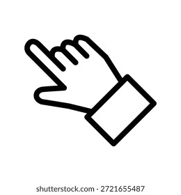 Ícone de cursor ilustração vetor modelo de design