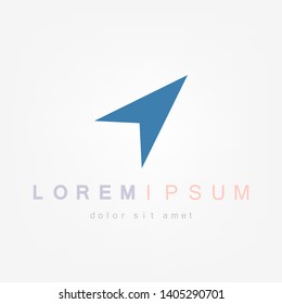 Cursor icon isolated on white background. Cursor icon in trendy design style.