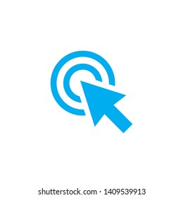Cursor icon isolated on white background