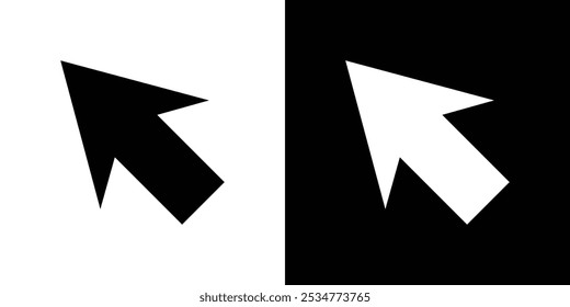 Cursor icon linear logo isolated