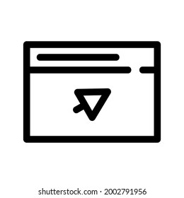 cursor icon or logo isolated sign symbol vector illustration - high quality black style vector icons

