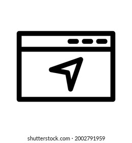 cursor icon or logo isolated sign symbol vector illustration - high quality black style vector icons
