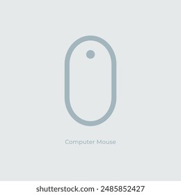 Cursor icon. Modern design flat style icon with long shadow effect. Click button. Go icon. Mouse cursor vector. Mouse pointer icon.