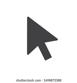 Cursor icon on white background