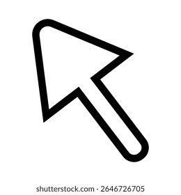 cursor icon on white background