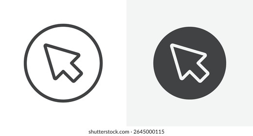 Cursor icon Outline vector sign