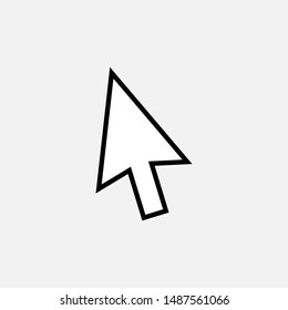 Cursor Icon. Pointer Illustrations - Vector, Sign and Symbol for Design, Presentation, Website or Apps Elements. 