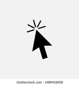 Cursor Icon. Pointer Illustrations - Vector, Sign and Symbol for Design, Presentation, Website or Apps Elements. 
