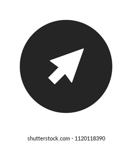 Cursor icon. Pointer symbol. Click sign