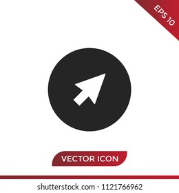 Cursor icon. Pointer symbol. Click sign