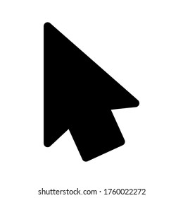 Cursor icon. pointer icon symbol vector on white background 