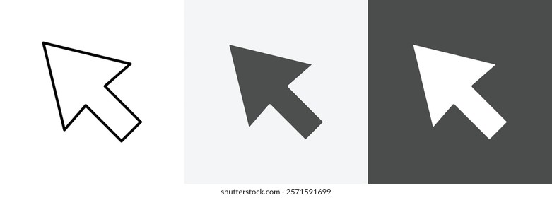 Cursor icon set vector art