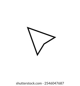 Cursor icon set. Vector illustration.