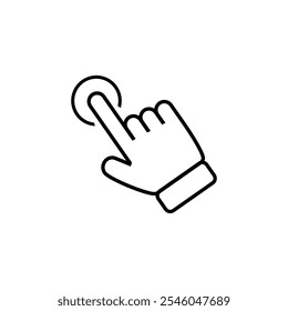 Cursor icon set. Vector illustration.