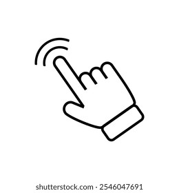 Cursor icon set. Vector illustration.