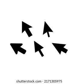 Cursor Icon Set Vector Symbol Design Illustration