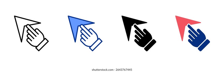 Cursor icon sheet multiple style collection