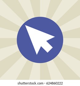 cursor icon. sign design. background