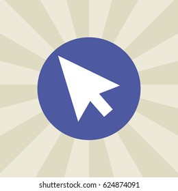 cursor icon. sign design. background