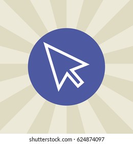 cursor icon. sign design. background
