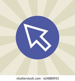 cursor icon. sign design. background