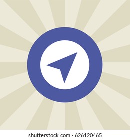 cursor icon. sign design. background