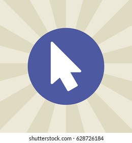 cursor icon. sign design. background