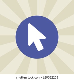 cursor icon. sign design. background