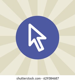 cursor icon. sign design. background
