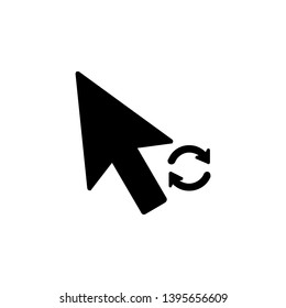 cursor up icon sign signifier vector
