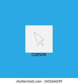 cursor icon sign signifier vector